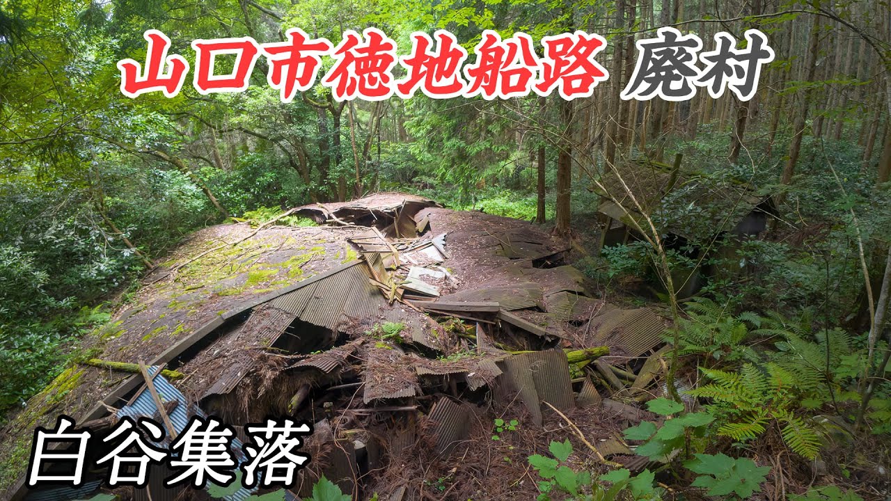 Заброшенное поселение Сиредани в Фунадзи, Токудзи, город Ямагути