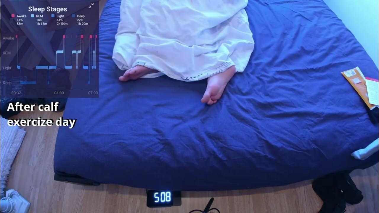 Legs twitching during sleep after calf exercise 1 YouTube