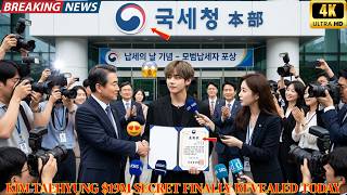 🔥1 Minute Ago! Kim Taehyung Named South Korea's Most Tax-Compliant Man in 2026!