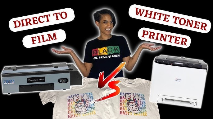 Luminaris 200 White Toner Transfer Printer + Heat Press Essentials Bun