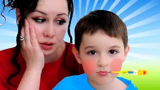 Sick Song | Nursery Rhymes Mom&#39;s Song.