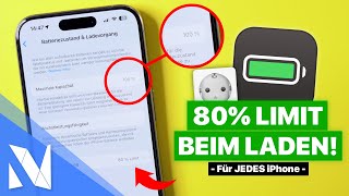 iPhone 15 Pro Akkukapaztität nach 5 Monaten + 80% Ladelimit für JEDES iPhone 🔋 | Nils-Hendrik Welk