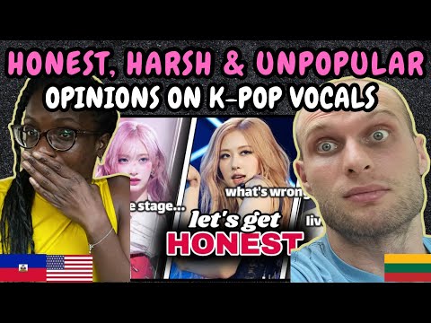 REACTION TO Honest, Harsh And Unpopular Opinions On Kpop Vocals! | FIRST TIME WATCHING