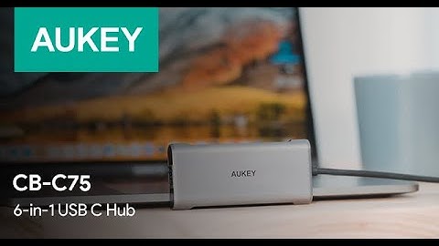 AUKEY 6-in-1 USB C Ethernet Hub