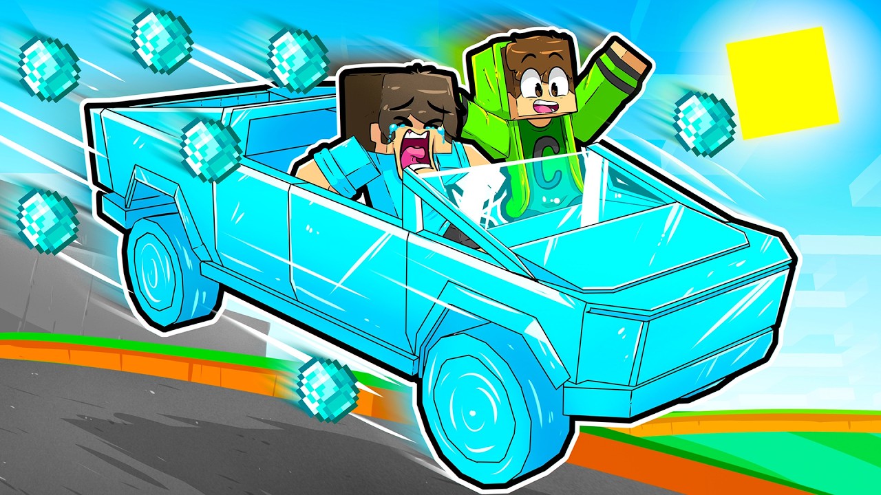 Мы путешествуем на машине из руда в Майнкрафт