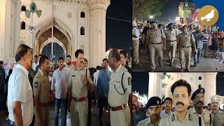 Commissioner Police Hyderabad pays surprise visit to Old City