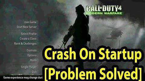 Call of Duty 4 Modern Warfare -  How to Fix Crashing on Launch/Startup WIN 10 64Bit