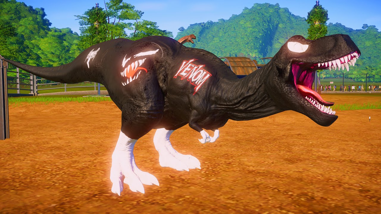 DINOSSAURO REX do BATMAN  Jurassic World Evolution 🦖 Jogo de Dinossauro 