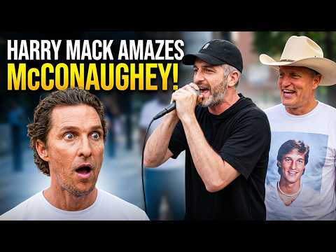 Harry Mack Freestyles for Matthew McConaughey and Woody Harrelson REACTION