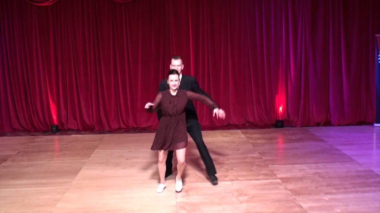 ESDC 2015 - Advanced Lindy Hop Classic Showcase - Prelims - Mindaugas Bikauskas & Simona Pogosian