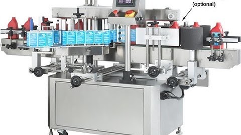 Front Back Labeling Machine double sided labeler equipment for round flat bottles containers tubes