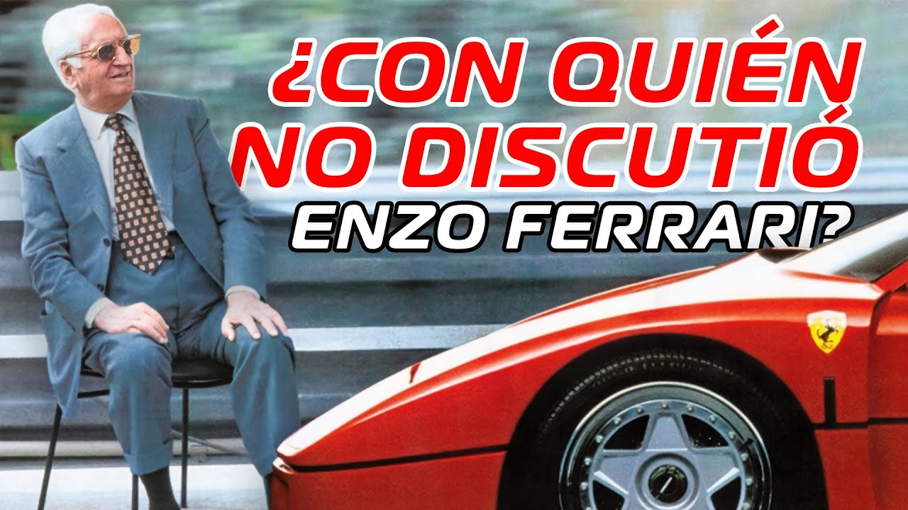 ¿Con quién no discutió ENZO FERRARI?