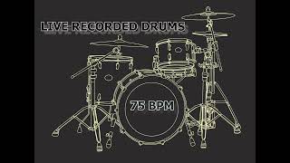 DRUM Track - Straight Beat  - 75 BPM