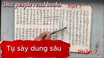 Tụ sày dung sâu,Đọc sách làm lễ cấp sắc, dao thanh phán bình liêu@Daothanhphán