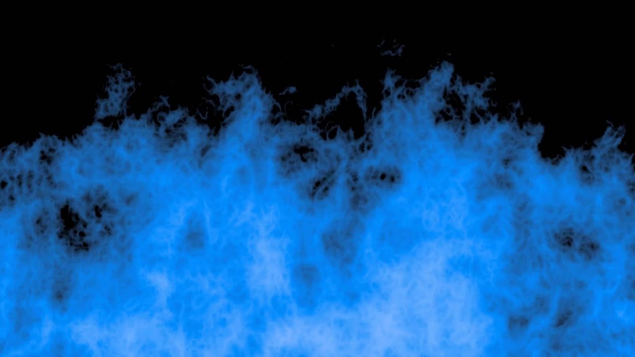 blue on black