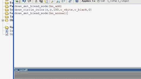 Tuto GameMaker -  Blend Mode