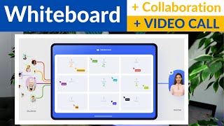 Amazing Whiteboard for online Lessons with Built in Video