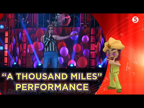 Sing Galing July 22, 2021 | "A Thousand Miles" Colleen Mateo Random-I-Sing Performance