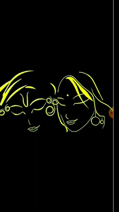 Making Radha krishna painting use Python turtle #shorts - YouTube