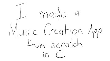 I Made a Music App From Scratch in C for My Games