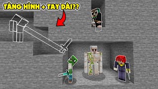 MINECRAFT THỬ THÁCH BẢO VỆ GOLEM KHỎI NGƯỜI TÀNG HÌNH TAY DÀI 1000 BLOCK