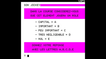 Oric Atmos - Tierce (1984)