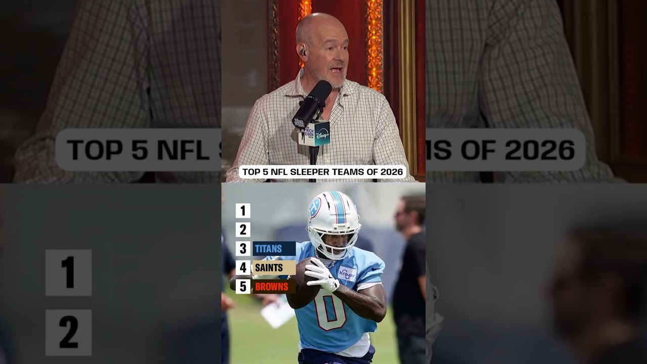 The Rich Eisen Top 5: NFL Sleeper Teams to Watch This Season