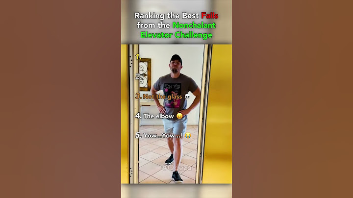 Ranking The Best Fails from the Nonchalant Elevator Challenge