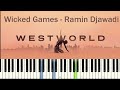 Westworld Wicked Games Piano Tutorial SHEET MIDI 