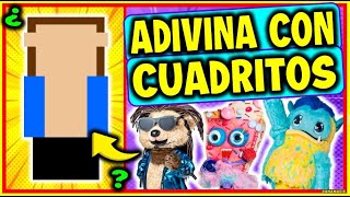 QUIEN ES LA MASCARA MX – ADIVINA A LOS PERSONAJES CON CUADRITOS | 5 TEMPORADA QELM