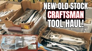 Massive! Vintage New Old Stock Craftsman Tool Haul  NOS Estate Sale Auction