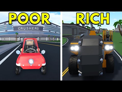 ROBLOX CAR CRUSHERS 2 POOR TO MEGA RICH #shorts