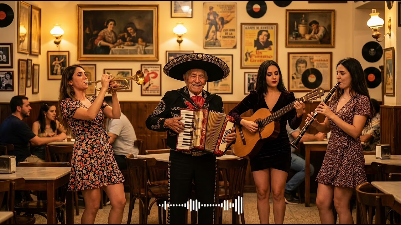 Latin Polka Nights | Romantic Accordion & Mariachi Waltz 🌙🎶