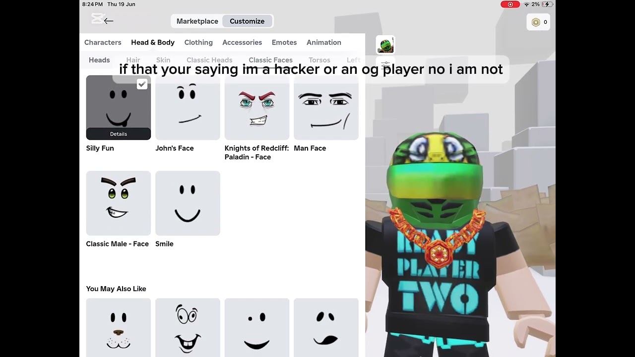 THE CLASSIC MALE FACE IS BACK | Roblox