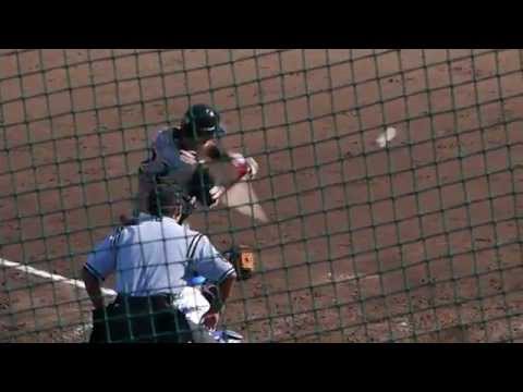 2015 イースタンリーグ 日本ハム対横浜　渡邉諒タイムリーツーベース