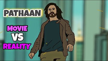 PATHAAN TRAILER VS REALITY| SRK,DEEPIKA & SALMAN BHAI | FUNNY 2D ANIMATE SPOOF