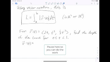 Arc Length and Curvature - Multivariable Calculus (13.3a)