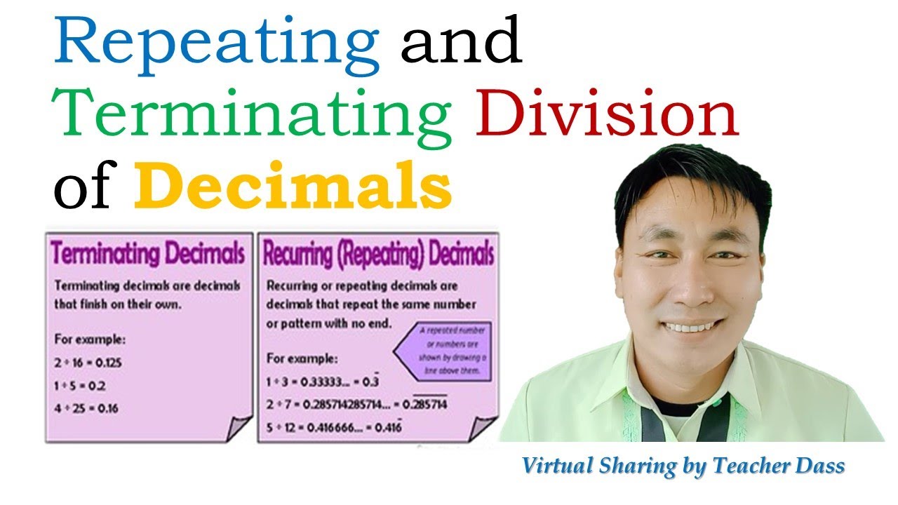REPEATING AND TERMINATING DECIMALS - YouTube
