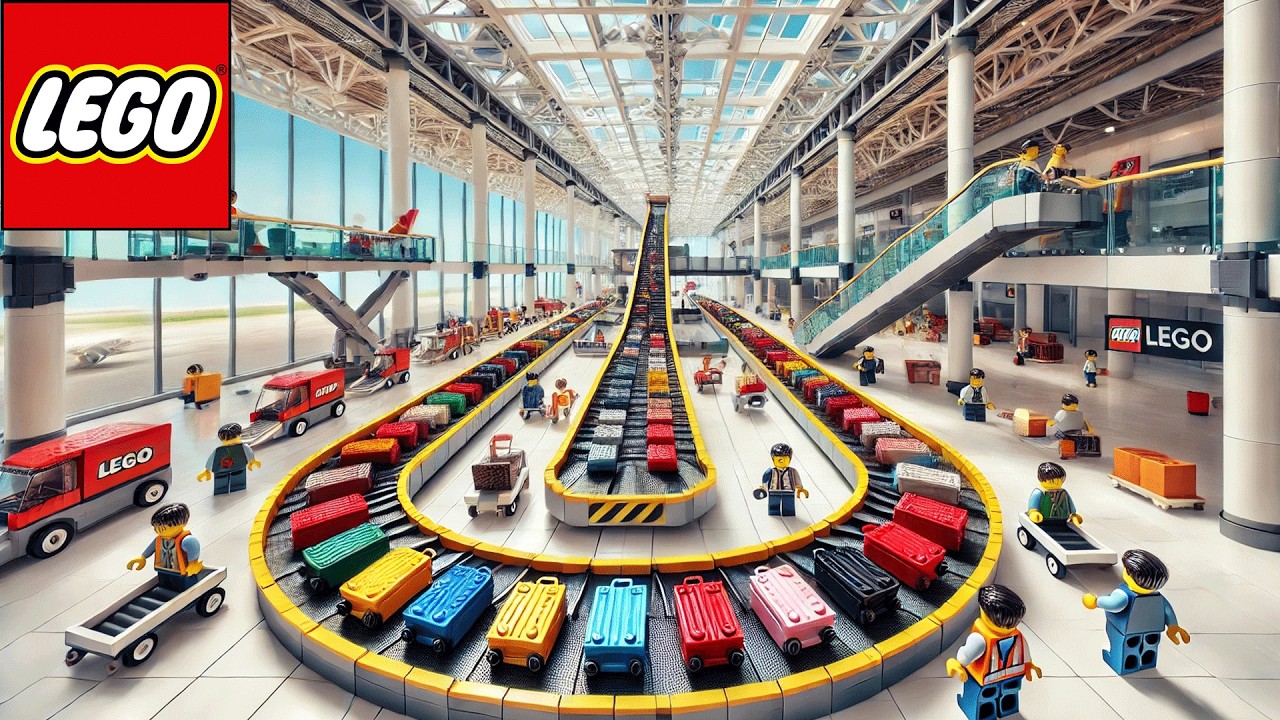 LEGO Airport Baggage Conveyor System | LEGO Auto Tech