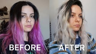 DIY Hair Color Remover with Vitamin C // No Bleach