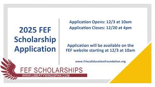 FEF Scholarships