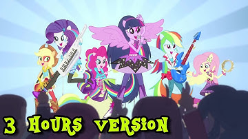 MLP:EQG - "Shake Your Tail"(3 hours extended version)(HQ)