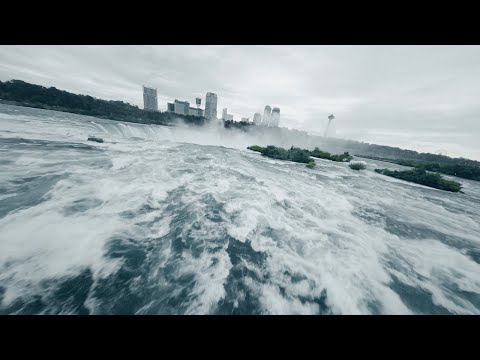DIVING NIAGARA FALLS- the largest waterfall in North America- CINEMATIC FPV