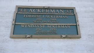 Forrest J. Ackerman Grave Forest Lawn Memorial Park Glendale California Usa January 2021