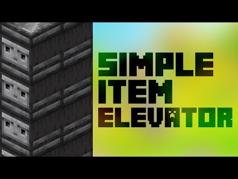 1.20 Item Elevator Design - Compact & Easy - Minecraft Java/Bedrock