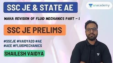Fluid Mechanics - Maha Revision Part -I | Shailesh Vaidya