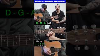 Ed Sheeran - Thinking Out Loud - Guitar Cover Tutorial  #shorts