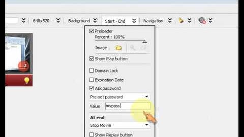 Demo Builder 8 Tutorial : Password protect your movies
