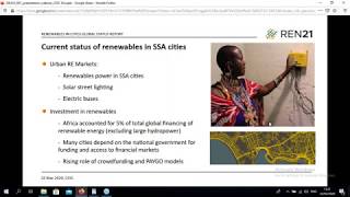 Energizing sub-Saharan Africa: Cities as an Entry Point