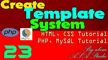 Create Template System, 23, Background Upload Function Part 2, PHP, MySQL, CSS Tutorial Series